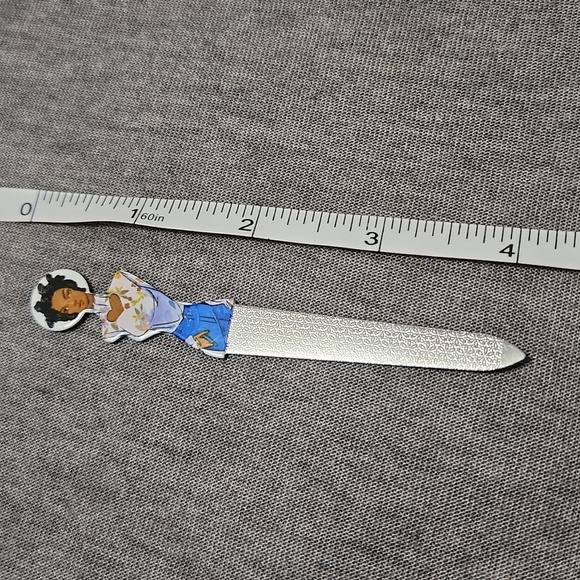 RARE❗️ Beauty Secrets Lady Nail File Manicure Tool Metal Emery Board - Picture 7 of 7